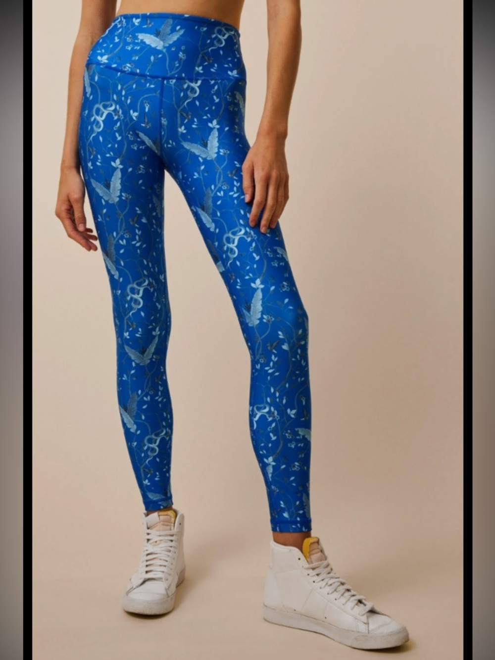NWT! Greyson small Blue malibloom luna Leggings.